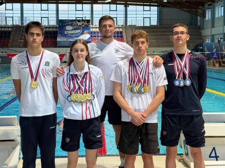 Пловцы кисловодской спортшколы завоевали 39 медалей на чемпионате СКФО