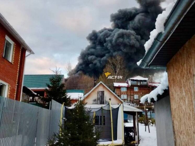 Рабочий получил ожоги при пожаре на производстве в Мочище Новосибирской области