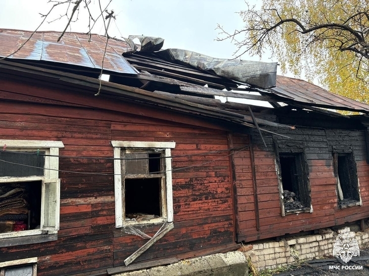 В частном доме областного центра случился пожар