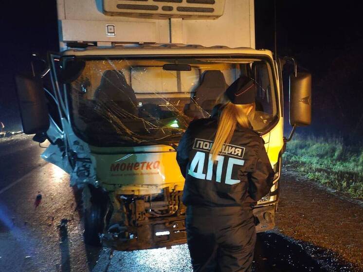 На Тюменском тракте в ДТП с грузовиком пострадали двое взрослых и ребенок