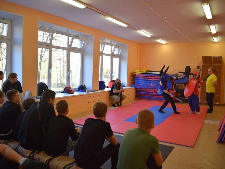 В центре «Патриот» в Коряжме прошли  семейные выходные «Папы такие разные»