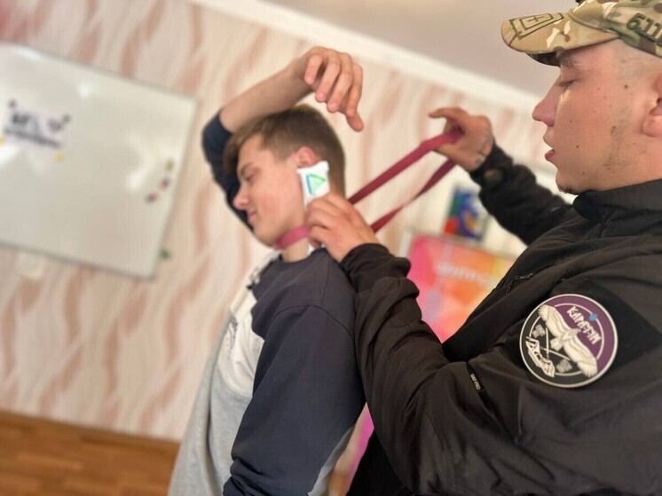 «Карачун» провел в Макеевке урок по тактической медицине для подростков