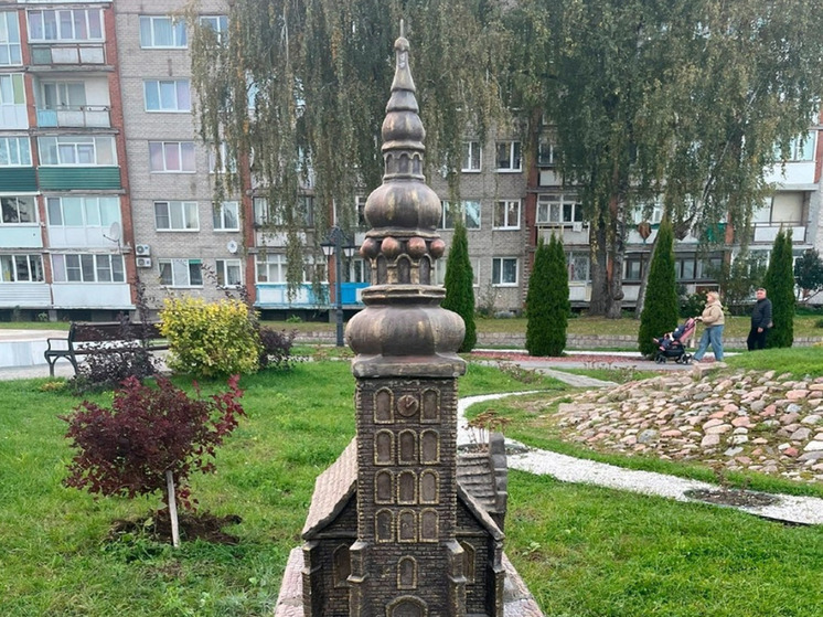  В Советске поставили мини-копию Орденской кирхи
