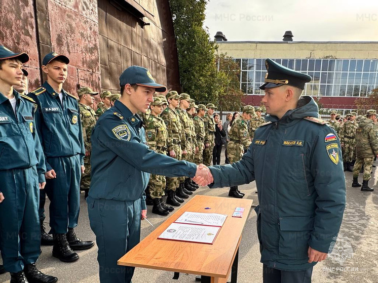 Кадеты Калужского кадетского многопрофильного техникума им. А.Т. Карпова дали клятву