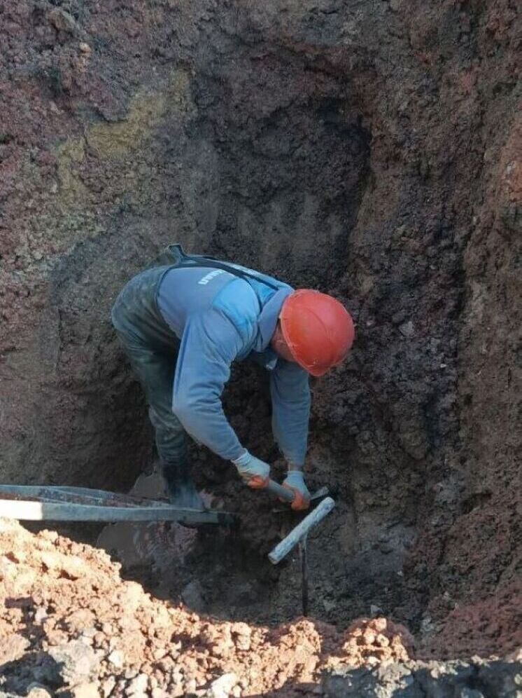В Каменке Каховского округа ликвидировали аварию на сетях водоснабжения