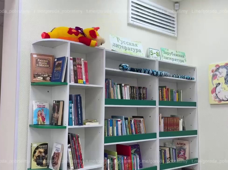 Петербург пополнил фонд детской библиотеки Мариуполя