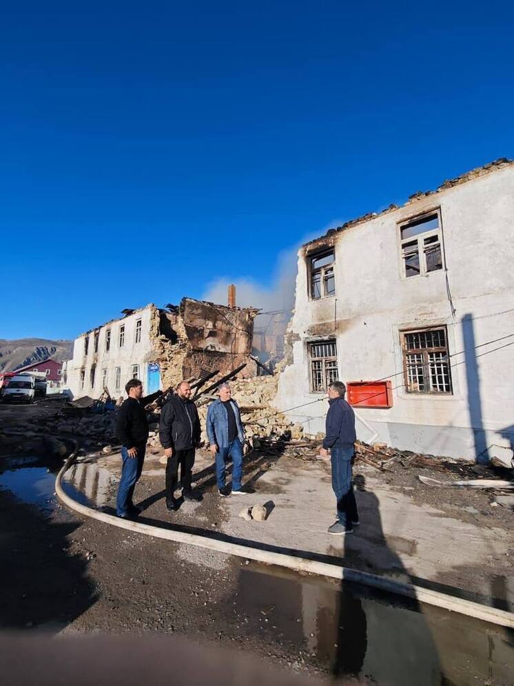 Прием пациентов в Ахвахской ЦРБ продолжается в новых помещениях после пожара