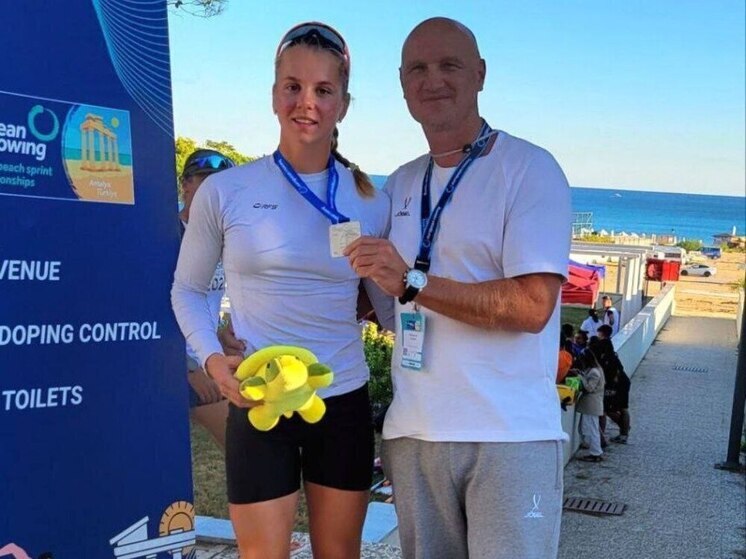 Новгородка завоевала серебро на Чемпионате Европы по прибрежной гребле