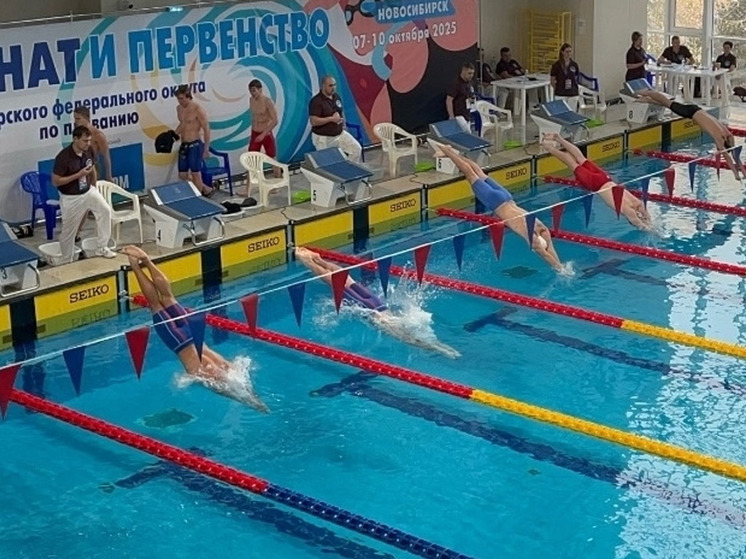 Хакасские пловцы успешно выступили на соревнованиях Новосибирске