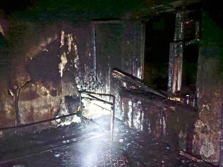 Неосторожное обращение с огнем сожгло здание в Школьном переулке