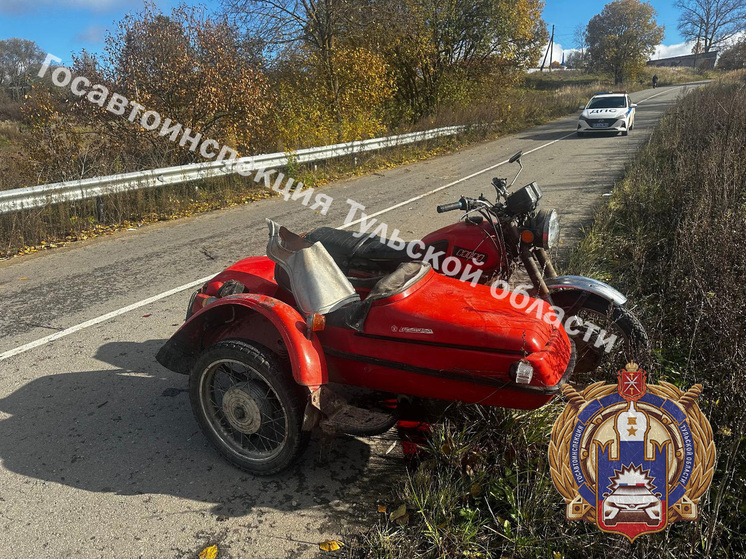 Поездка на мотоцикле без экипировки под Тулой обернулась госпитализацией