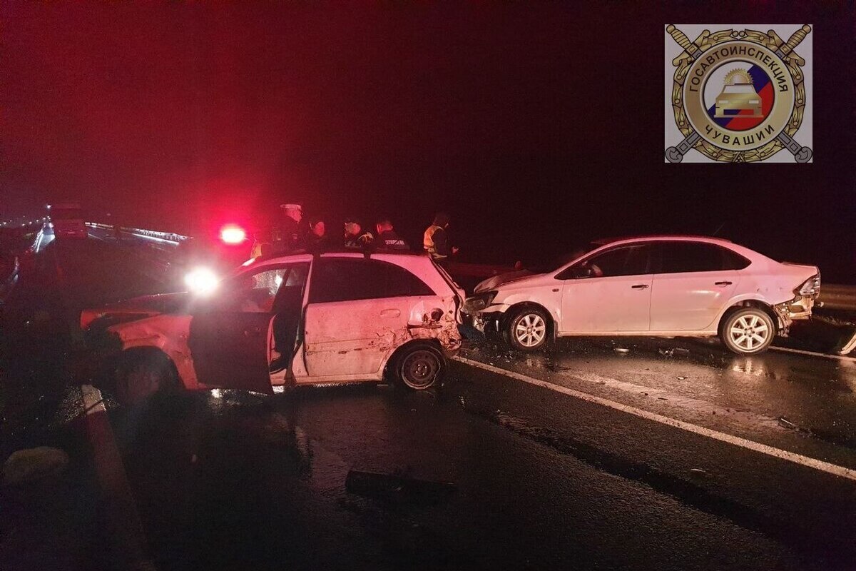 Пьяный водитель спровоцировал аварию c ранеными на трассе Цивильск – Ульяновск