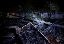 Пожар уничтожил хлев на частном подворье в Куженерском районе Марий Эл.