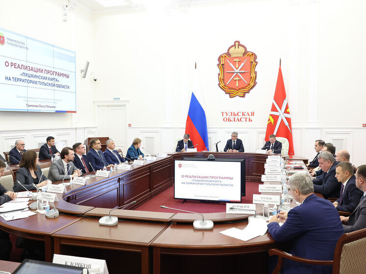 Тульская область вошла в число лидеров по реализации проекта «Пушкинская карта»