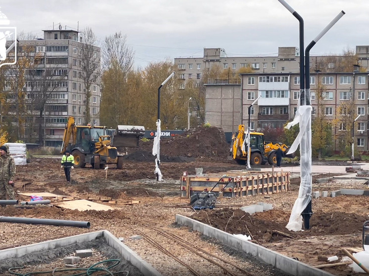 В Ярославле на аллее Ивана Ткаченко начали засыпать газон