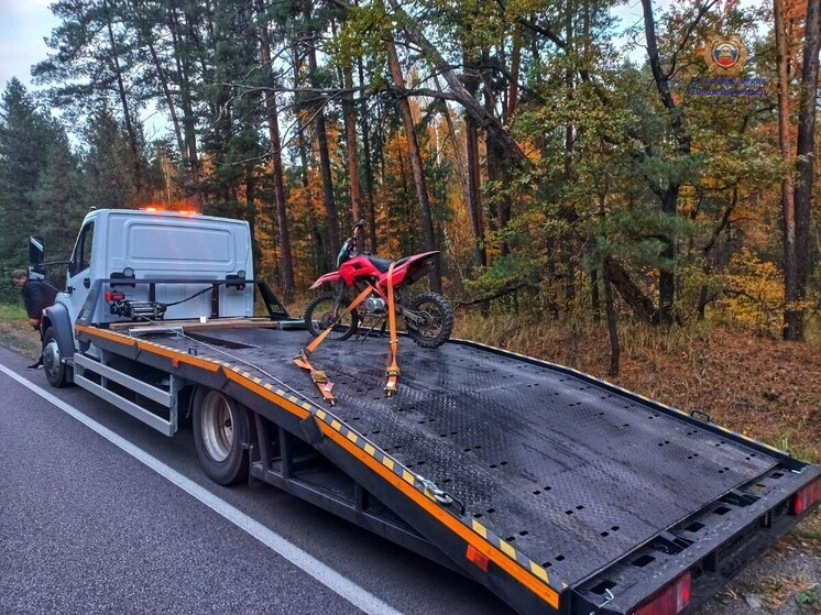 Задержанием завершилась поездка молодого парня на мотоцикле в одном из районов Тамбовской области