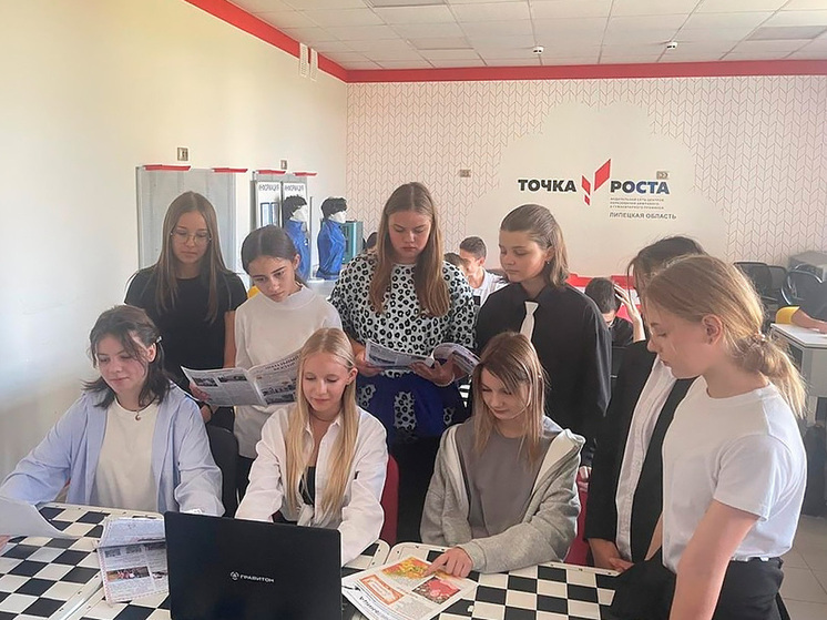 Липецкие школьники радуют читателей газеты «Простые истины»