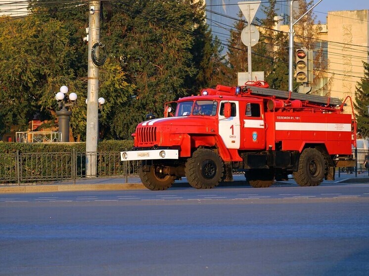 Пожар на Димитрова в Омске унёс жизнь мужчины