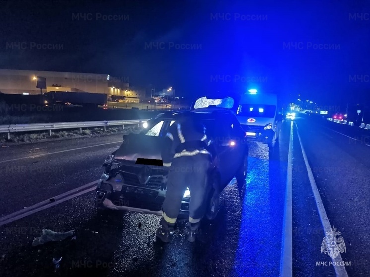 Человек пострадал в ДТП с микроавтобусом и двумя легковушками