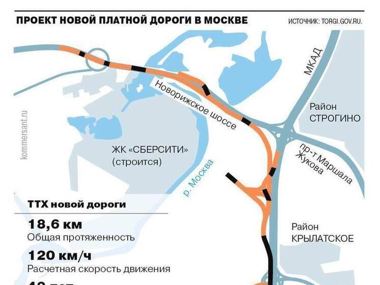 Новую трассу проложат между Северным обходом Одинцово и Новорижским шоссе