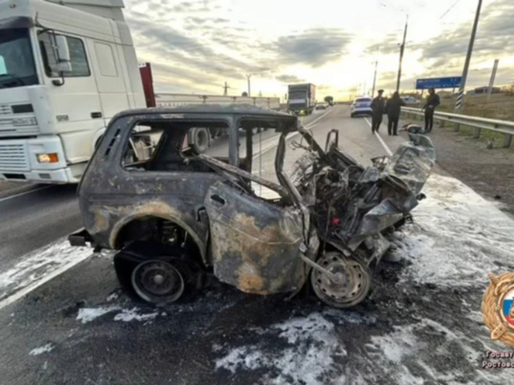 В Ростовской области в страшной аварии с грузовиком погиб водитель легковушки