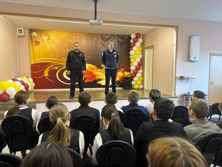 Со школьниками Омы поговорили о правилах дорожного движения