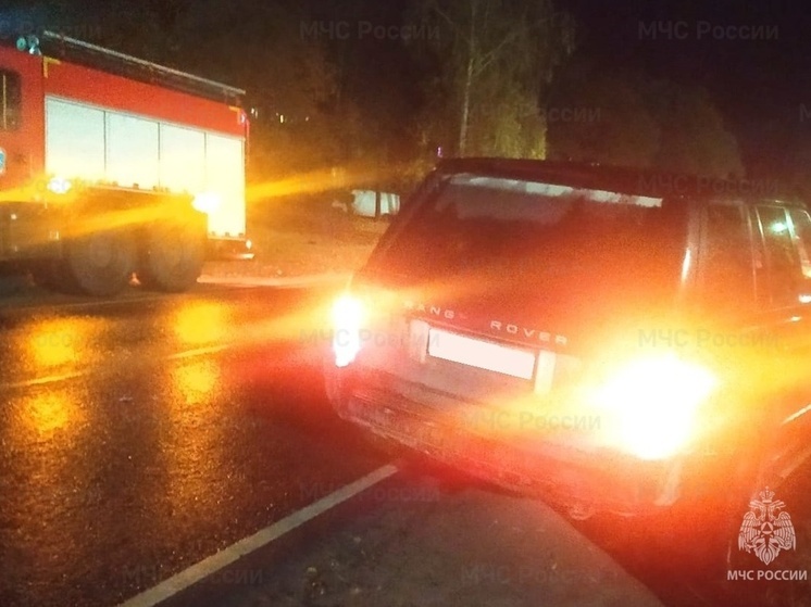 Range Rover сбил человека в Тарусе