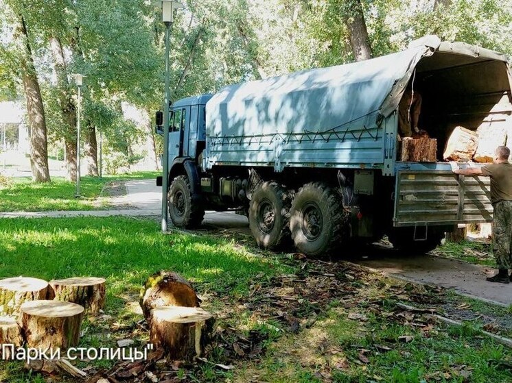 Симферополь направил новую партию дров для военнослужащих в зоне СВО