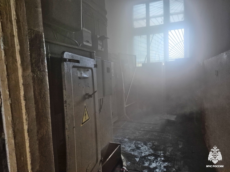 Шесть человек эвакуировались из стрелкового тира в Вологде во время пожара
