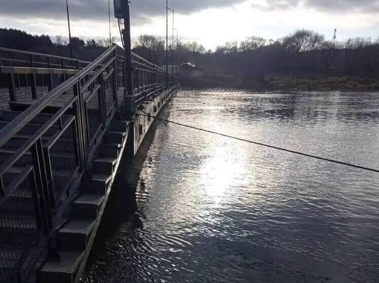 Названа дата разведения понтона в Калуге