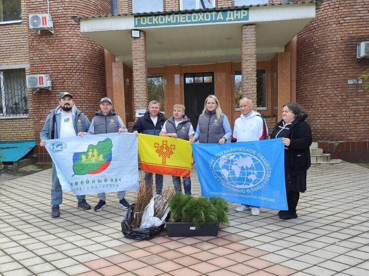 Две тысячи сеянцев сосны обыкновенной передала Чувашская Республика в ДНР