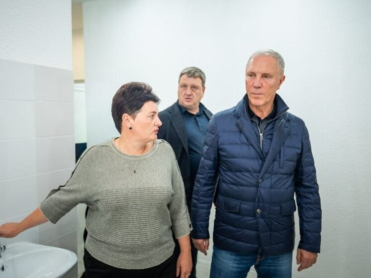 Губернатор Херсонской области Владимир Сальдо посетил Ивановскую школу №1