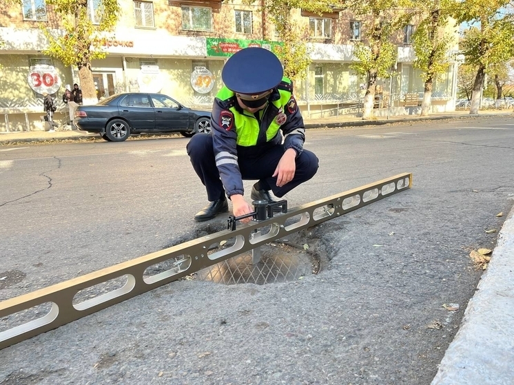 Госавтоинспекторы Кызыла проводят выездные обследования автомобильных дорог