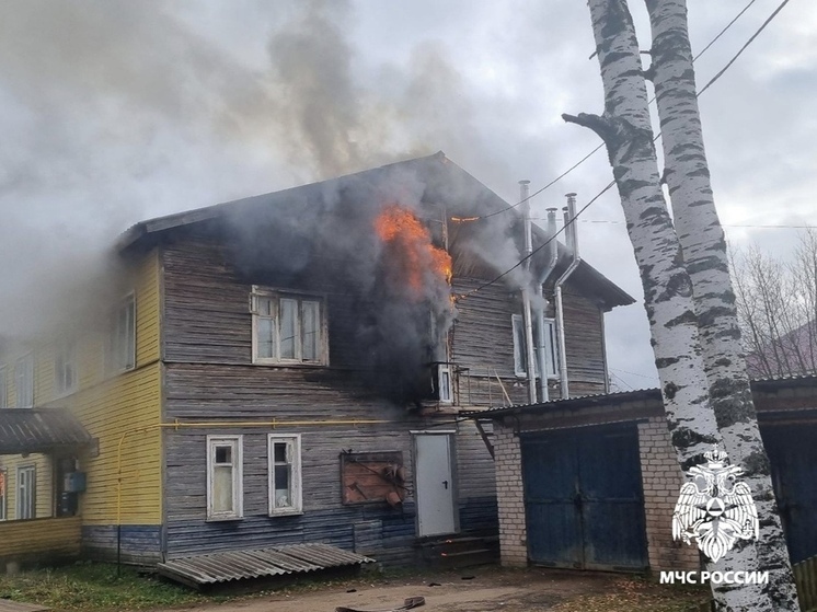 В Тарногском Городке произошло возгорание в здании, где размещается редакция местного издания