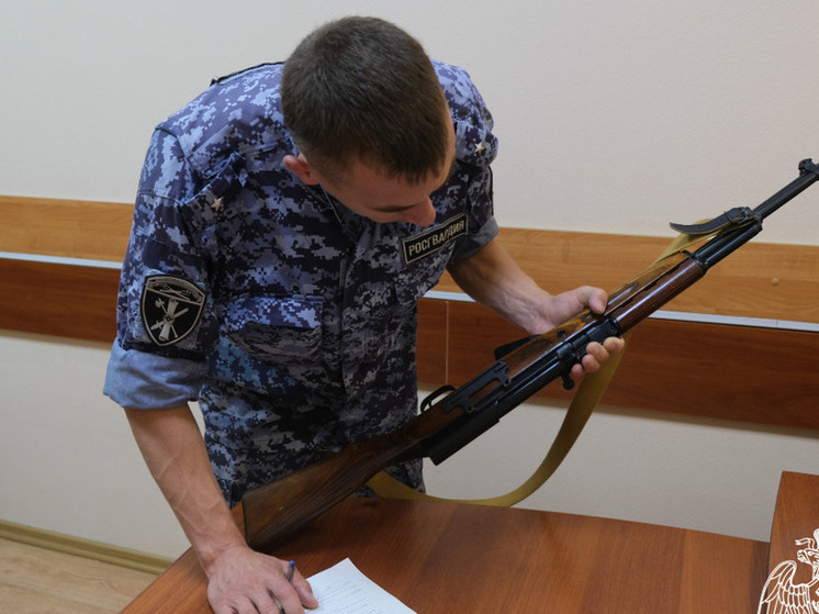 Росгвардия подвела итоги недельных проверок владельцев оружия в Курской области