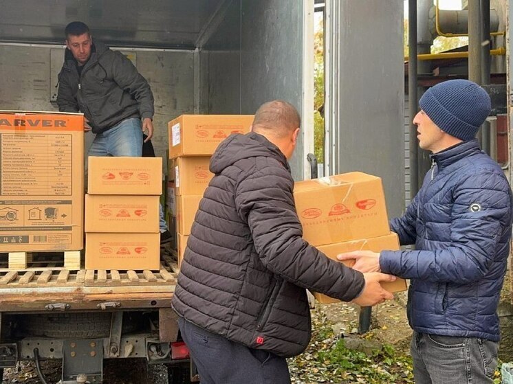 Туляки отправили новую партию гуманитарной помощи в Старый Оскол
