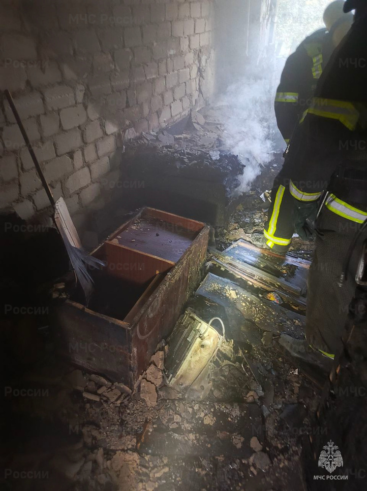В Скадовском округе случился пожар в квартире