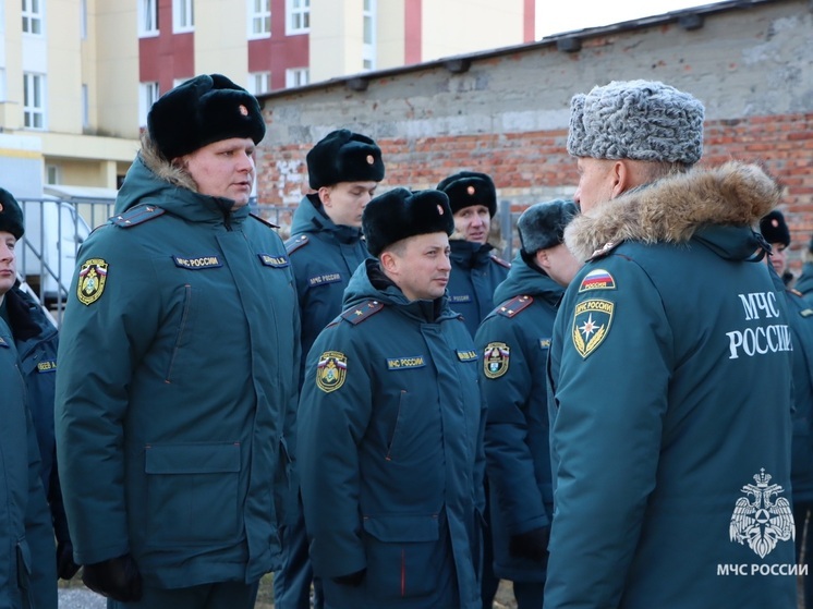 В подразделениях МЧС по НАО прошли строевые смотры