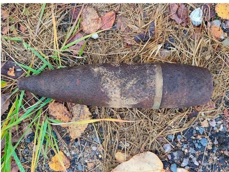 Рядом с трассой М-1 под Смоленском нашли снаряд времен войны