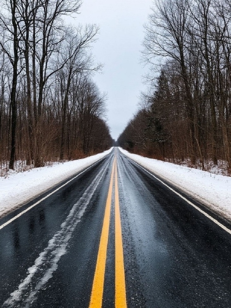 Реверсивное движение из-за непогоды организовали на участке трассы Сургут — Салехард