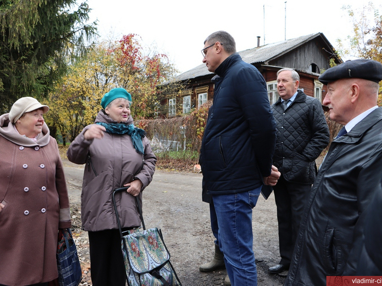 Владимирский губернатор пообщался с жителями Ленинского района