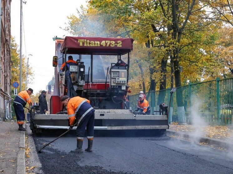 В Выборге практически завершился сезон дорожных работ