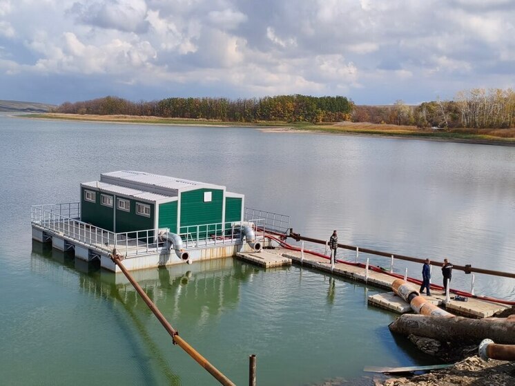 В ДНР на Ольховском водохранилище завершили работы по переносу понтонной насосной станции