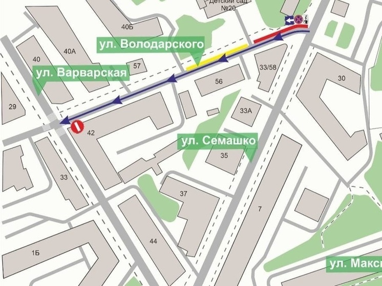 На одной из улиц в центре Нижнего введут одностороннее движение
