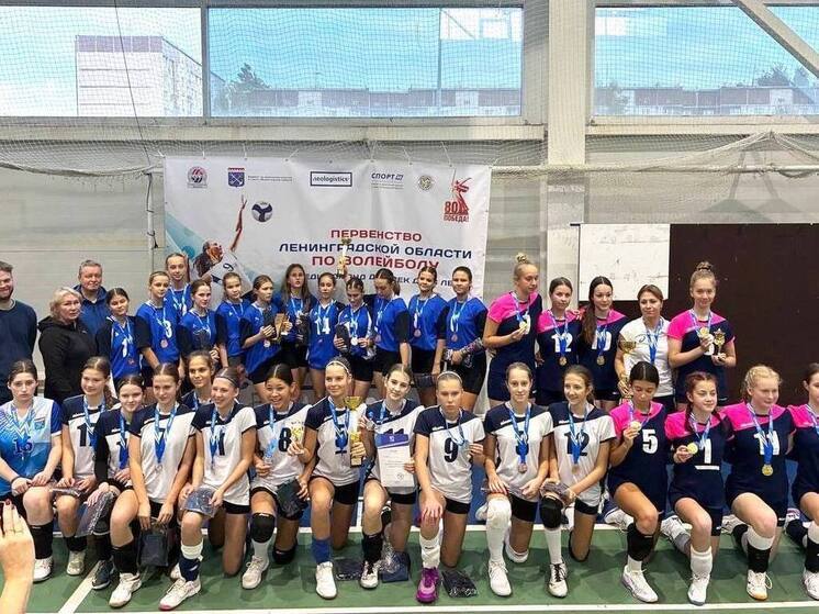 Юные волейболистки из Соснового Бора стали чемпионками Ленобласти