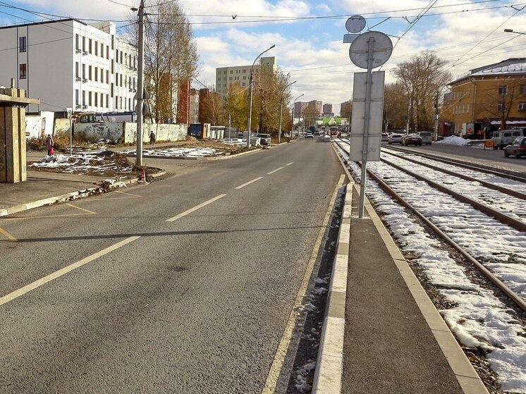 В октябре в Новосибирске завершится ремонт улицы Мира, начатый в 2024 году