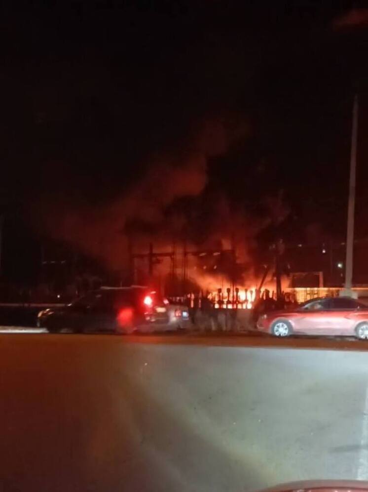 В Кинель-Черкасском районе произошёл пожар на тяговой станции Толкай