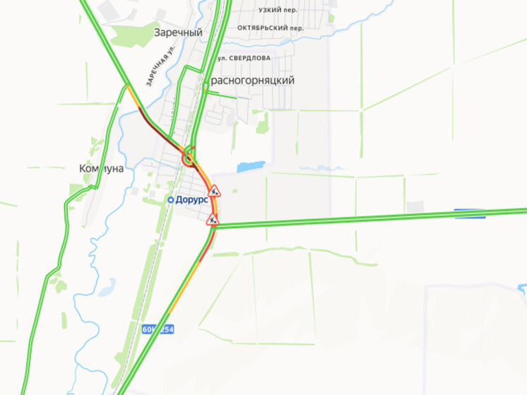 В Ростовской области дорожные работы сковали движение на трассе