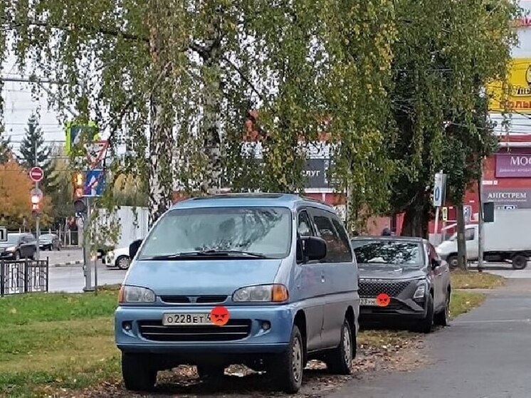 В Курске открыли рубрику по борьбе с незаконной парковкой «Они не любят город»