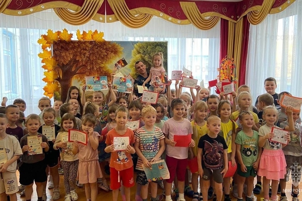 В пензенском детском саду прошло занятие по пожарной безопасности